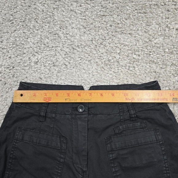 Maeve Pants Womens 26 Faded Black Flared Leg Midrise Twill - Picture 9 of 14